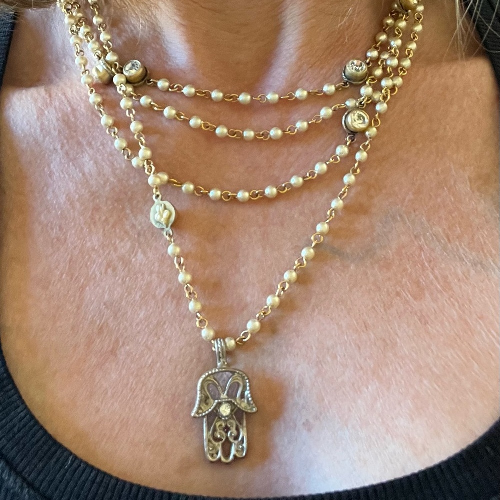 Virgin Saints and Angels necklace